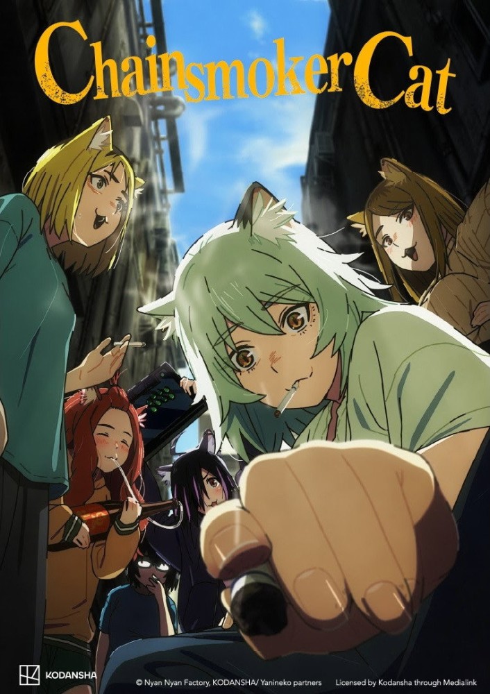 Chainsmoker Cat Season 1 (Episode 1 Added) (Anime)