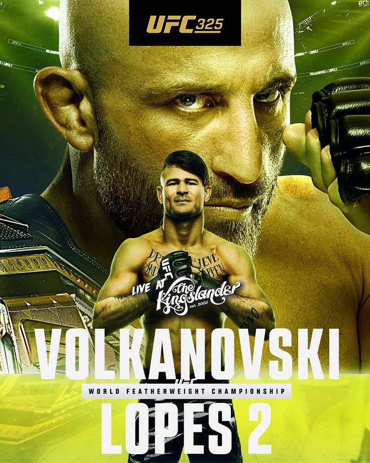 UFC 325: Volkanovski vs. Lopes 2