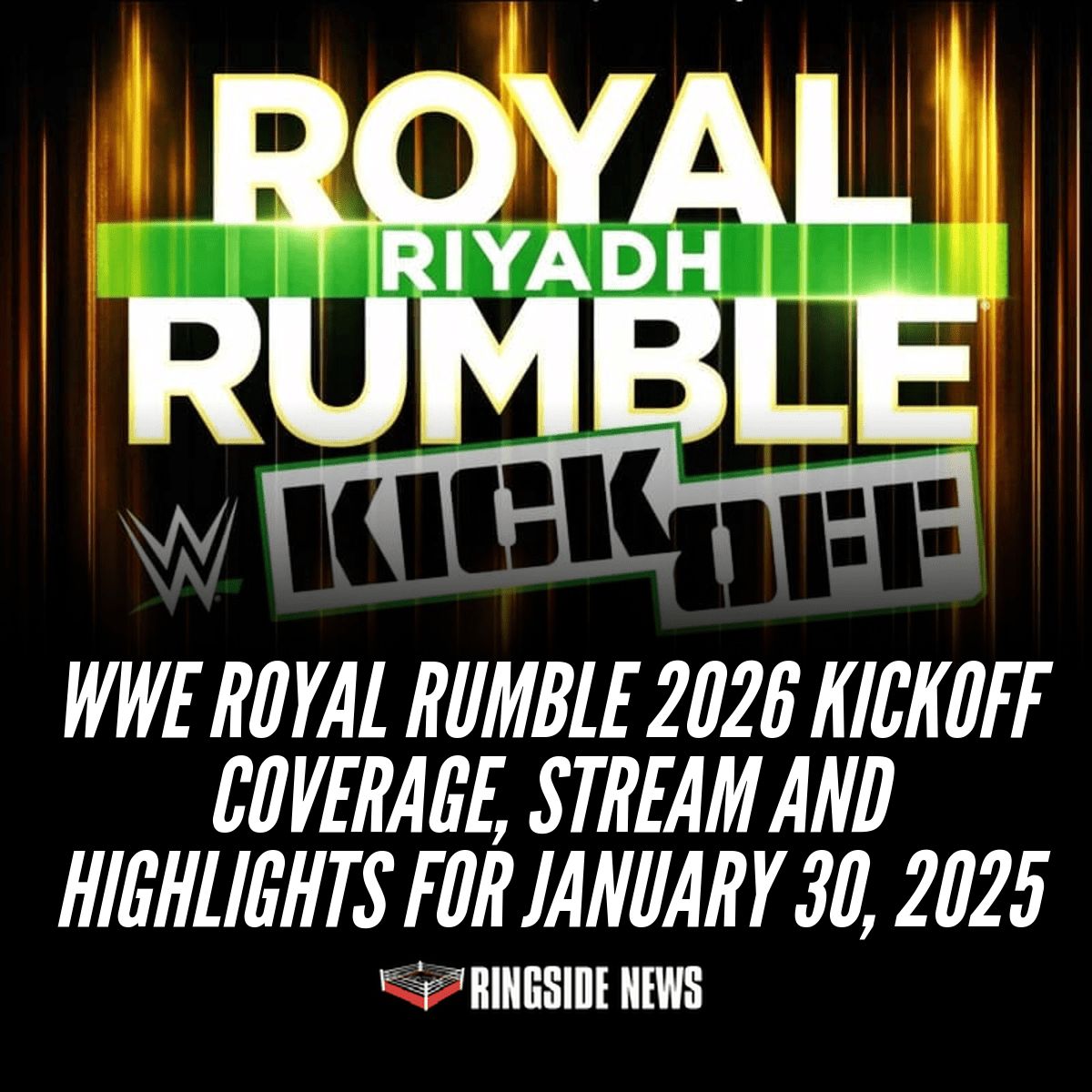 WWE Royal Rumble (2026) Kickoff